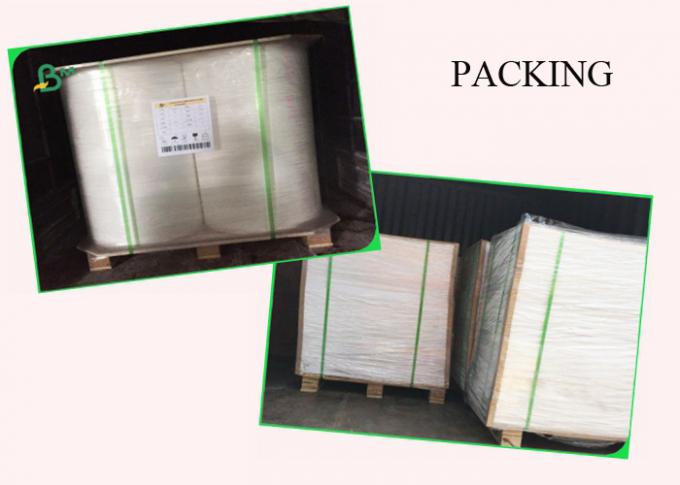 FDA 40 To 160GSM Kraft Paper With PE One Side Coated For Packing Chicken Rolls