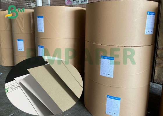 पैकेजिंग बॉक्स के लिए जंबो 350g 400g C1S ग्रे बैक डुप्लेक्स पेपर बोर्ड रोल करता है
