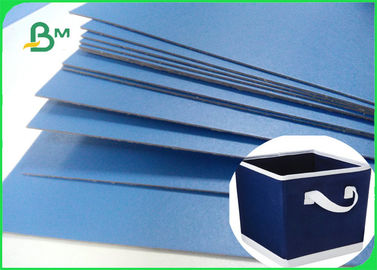 उपहार बॉक्स फ़ाइल फ़ोल्डर 720 x 1020 मिमी के लिए Lacquered खत्म चमकदार नीले कार्डबोर्ड