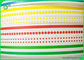 रंग मुद्रण पीने के पुआल पेपर रोल के लिए कस्टम मुद्रित 60gsm 120gsm खाद्य ग्रेड पेपर रोल
