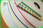 रंगीन स्ट्रॉ रैपिंग पेपर रोल स्ट्रा सकर के लिए पैटर्न के साथ