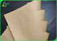 50gsm 70gsm पुनर्नवीनीकरण Unbleached क्राफ्ट रैपिंग पेपर खाद्य ग्रेड बैग सामग्री