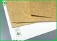 वर्जिन पल्प आधारित 365gsm सादा सफेद मिट्टी लेपित क्राफ्ट पेपर बोर्ड शीट