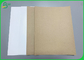350 ग्राम फूड ग्रेड व्हाइट कोटेड क्राफ्ट बैक पेपर वुड पल्प फूड बॉक्स पेपर