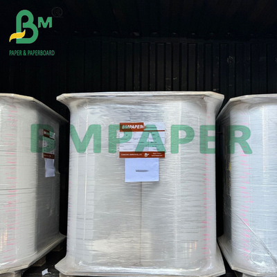 28g 30g बायोडिग्रेडेबल वर्जिन व्हाइट टूथपिक ड्रिंकिंग पेपर रोल 22mm