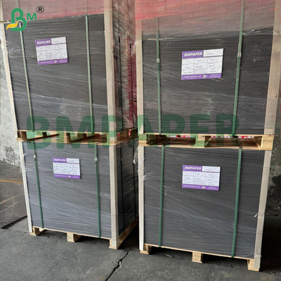 काला कवर कार्ड स्टॉक 92lb 250gsm मोटी डबल पक्षीय काला गैर लेपित कागज
