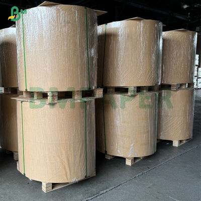 70 ग्राम 80 ग्राम भूरा एक तरफ चमकदार धारीदार क्राफ्ट पेपर खाद्य पैकेजिंग के लिए