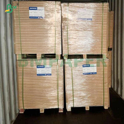 300 ग्राम डबल साइड पीई लेपित ग्रेसप्रूफ ब्राउन क्राफ्ट पेपर