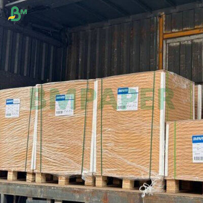 360 ग्राम अच्छी कठोरता ब्राउन CKB खाद्य पेपरबोर्ड शीट में