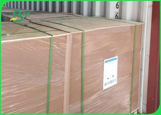 स्नैक बॉक्स वाटरप्रूफ के लिए फूड ग्रेड 300 ग्राम + 15 ग्राम पीई ब्राउन रिसाइकिल पेपर