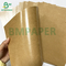 वसा प्रतिरोधी खाद्य पैकेज बॉक्स ब्राउन क्राफ्ट पीई लेपित कागज रोल