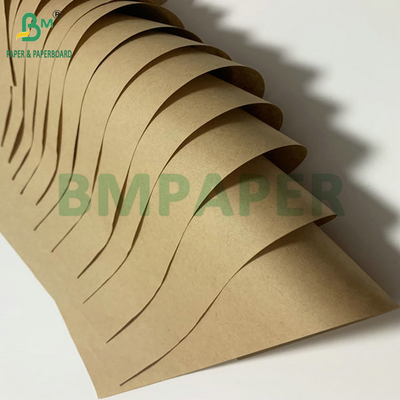 बिना कोटिंग ब्राउन क्राफ्ट पेपर 70gsm75gsm सीमेंट पैकिंग बैग के लिए मुद्रण योग्य बाहरी परत