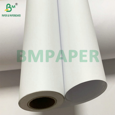 92 ब्राइट 20lb सीएडी प्लॉटर पेपर रोल कार्टन पैकिंग 36' X 300ft 2' कोर