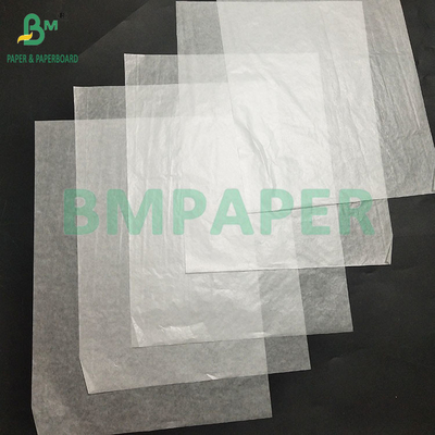 20gsm खाद्य ग्रेड सफेद अर्ध पारदर्शी तेल ब्लिचिंग पेपर कपड़े पैकिंग के लिए
