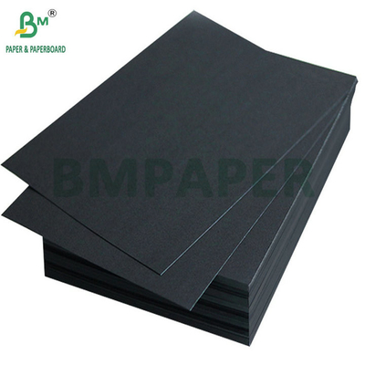 A0 A1 250g 300g कॉस्मेटिक बॉक्स बनाने के लिए ब्लैक कार्डस्टॉक 70cm x 100cm