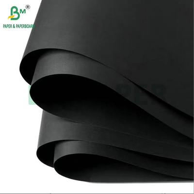 A0 A1 250g 300g कॉस्मेटिक बॉक्स बनाने के लिए ब्लैक कार्डस्टॉक 70cm x 100cm