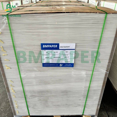 पैकेजिंग बॉक्स के लिए 330g 0.44 मिमी उच्च सफेद पेपरबोर्ड ब्लीच सल्फेट पेपर