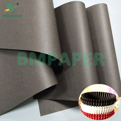 40g Greaseproof Coffee Color Cupcake Mould Paper For Muffin Holder 40 ग्राम ग्रीसप्रूफ कॉफी कलर कपकेक मोल्ड पेपर फॉर मफिन होल्डर