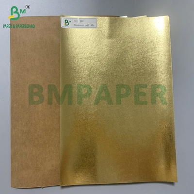 फाइबर आधारित 0.35 मिमी 0.55 मिमी Kraft Wshable Paper बनावट नरम करता है झुर्रियां
