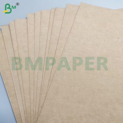 190gsm+15gsm खाद्य सुरक्षित पीई कोटिंग वर्जिन पल्प ब्राउन बाउल पेपर शीट्स