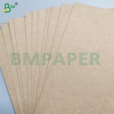 190gsm+15gsm खाद्य सुरक्षित पीई कोटिंग वर्जिन पल्प ब्राउन बाउल पेपर शीट्स