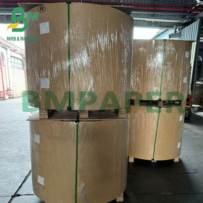 80g 25kg 40kg टिकाऊ कंपोस्टेबल ब्राउन एक्सटेंसिबल बैग क्राफ्ट पेपर