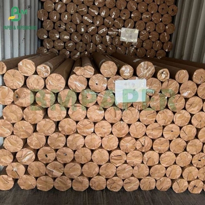 60 ग्राम उच्च गुणवत्ता वाले धारीदार क्राफ्ट पेपर रोल 762 मिमी चौड़ा X 200m 237m 500m