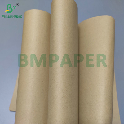 लकड़ी का पल्प उच्च शक्ति 60g 80g कागज के बैग के लिए ब्राउन क्राफ्ट पेपर रोल