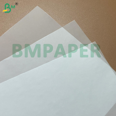 83gsm 92gsm स्याही प्रतिरोधी पारदर्शी हल्के वजन पैटर्न ट्रैकिंग पेपर शीट के लिए सीएडी प्लॉटर