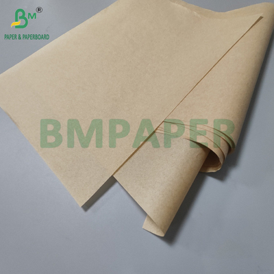 एयर फ्रायर के लिए 40gsm अनब्लीच्ड सिलिकॉन ग्रीसप्रूफ पेपर 40 x 60 सेमी नॉनस्टिक