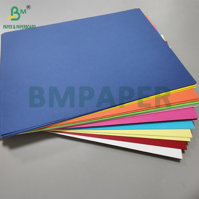 80gsm 110gsm गैर-लेपित रंग ब्रिस्टल पेपर बोर्ड स्कूल हस्तशिल्प के लिए 61 x 86 सेमी