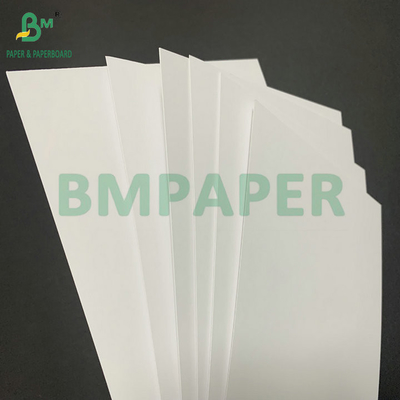 क्रोम 75gsm 85gsm C1S चमकदार कागज के लिए लेबल स्टॉक में रोल चौड़ाई