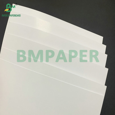 क्रोम 75gsm 85gsm C1S चमकदार कागज के लिए लेबल स्टॉक में रोल चौड़ाई