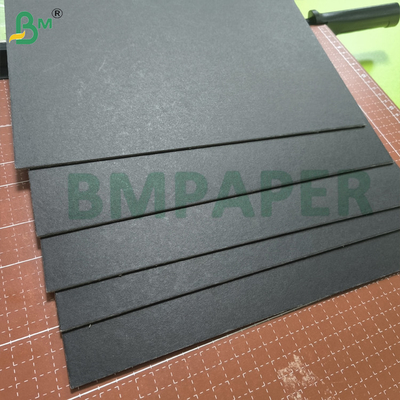 काला कवर कार्ड स्टॉक 92lb 250gsm मोटी डबल पक्षीय काला गैर लेपित कागज