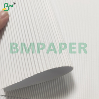 पिज्जा बॉक्स के लिए 135+135+135gsm 3 परत सफेद नालीदार कागज की चादरें