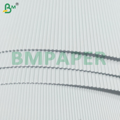 पिज्जा बॉक्स के लिए 135+135+135gsm 3 परत सफेद नालीदार कागज की चादरें