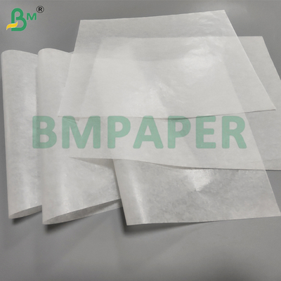 25gsm पारभासी मोम लेपित कागज साबुन पैकेजिंग के लिए 75 x 100 सेमी अच्छी दृढ़ता