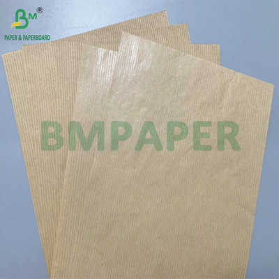 उच्च कठोरता 50 ग्राम 60 ग्राम ब्राउन स्ट्रिप्ड क्राफ्ट पेपर फॉर फ्लोर्स पैकेजिंग