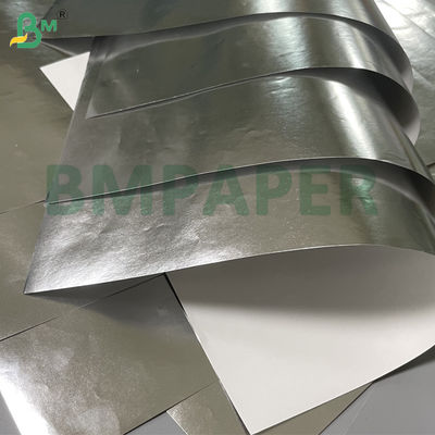 56 ग्राम फूड गार्ड चांदी उच्च तापमान प्रतिरोधी एल्यूमीनियम - हैमबर्गर पैकेजिंग के लिए लेपित कागज