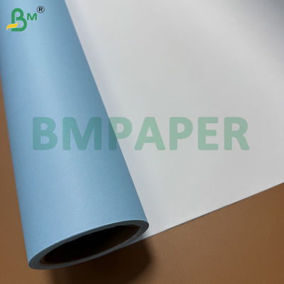80gsm डिजिटल ब्लूप्रिंट पेपर रोल व्हाइटबैक 20" X 50m 2" कोर