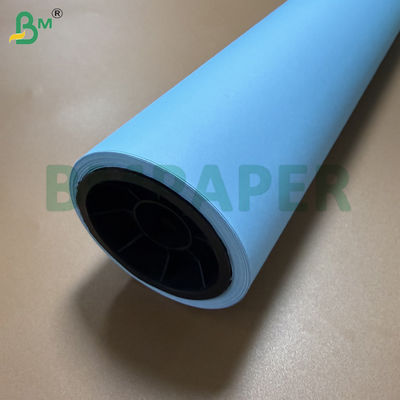 80gsm डिजिटल ब्लूप्रिंट पेपर रोल व्हाइटबैक 20" X 50m 2" कोर