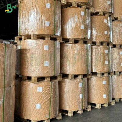 40 ग्राम + 10 ग्राम खाद्य पैकेजिंग के लिए तेल प्रतिरोधी एकल पक्ष चमकदार पीई लेपित कागज