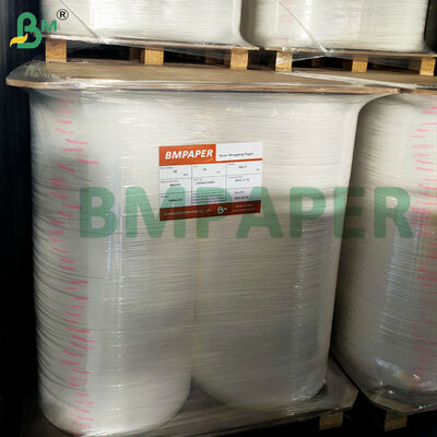 स्ट्रॉ बाहरी लपेटन पेपर 24gsm 26gsm 28gsm स्लिटेड रोल 27mm 30mm