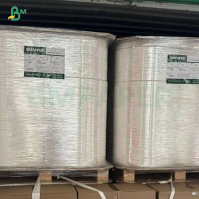 मुद्रण योग्य अच्छी तन्यता शक्ति 28 ग्राम सफेद खजूर का पैकिंग पेपर OBA मुक्त