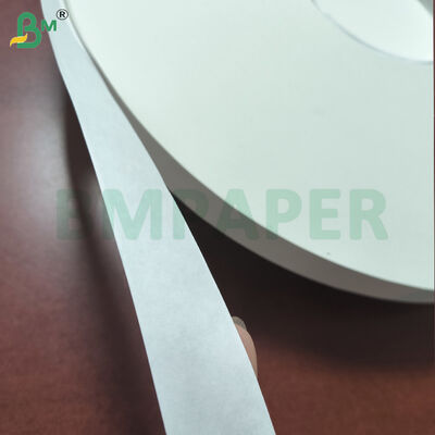 स्ट्रॉ पैकिंग के लिए स्लिटेड रोल व्हाइट क्राफ्ट पेपर 24gsm 35mm रोल
