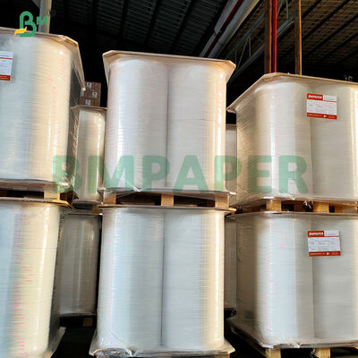 24gsm 28gsm सफेद स्मूथ स्ट्रॉ रैप्ड पेपर व्यक्तिगत स्ट्रॉ पैकिंग के लिए