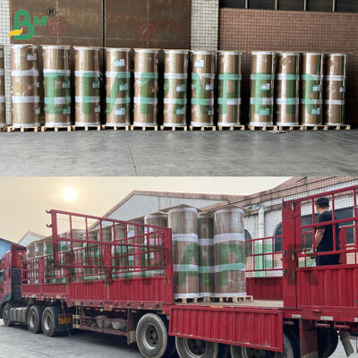 लेबल के लिए मौसम प्रतिरोधी प्रत्यक्ष थर्मल पेपर रोल शीर्ष लेपित फ्रीजर ग्रेड थर्मल पेपर