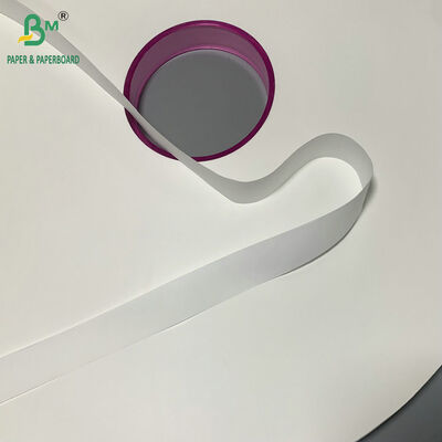 कस्टम मुद्रित 24gsm 28gsm खाद्य ग्रेड पेपर स्ट्रॉ रैपर के लिए