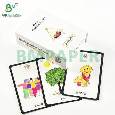 उच्च अपारदर्शिता 310GSM 320GSM ब्लू कोर प्लेइंग कार्ड पेपर पोकर कार्डस्टॉक