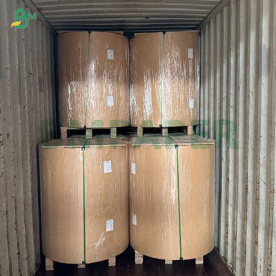 शॉपिंग बैग रोल के लिए 120 ग्राम ब्लीच हाई स्ट्रेच क्राफ्ट पेपर